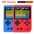Rechargeable 500 in 1 Video Handheld Game Console Retro Game Mini Handheld Player for Kids Built-in 500 Games
