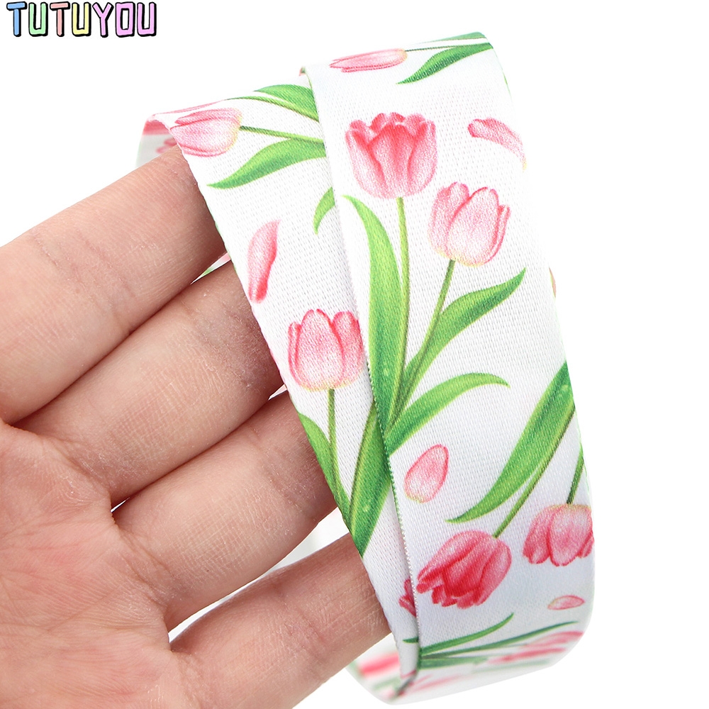 PC2077 High Quality Beautiful Flowers Creative Badge ID Lanyards Mobile Phone Rope Key Lanyard Neck Straps Accessories