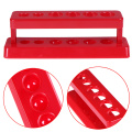 6 Holes Red Plastic Test Tube Rack Holder Support Burette Stand Laboratory Test tube Stand Shelf Lab School Supplies New Arrival