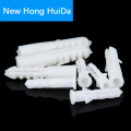 Plastic expansion pipe rubber plug plastic pipe nylon column expansion screw anchor plug wall plugs M6 M8