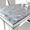 Thickened 1.5mm transparent cosmos PVC tablecloth waterproof table cover oil-proof kitchen custom soft glass protection mat