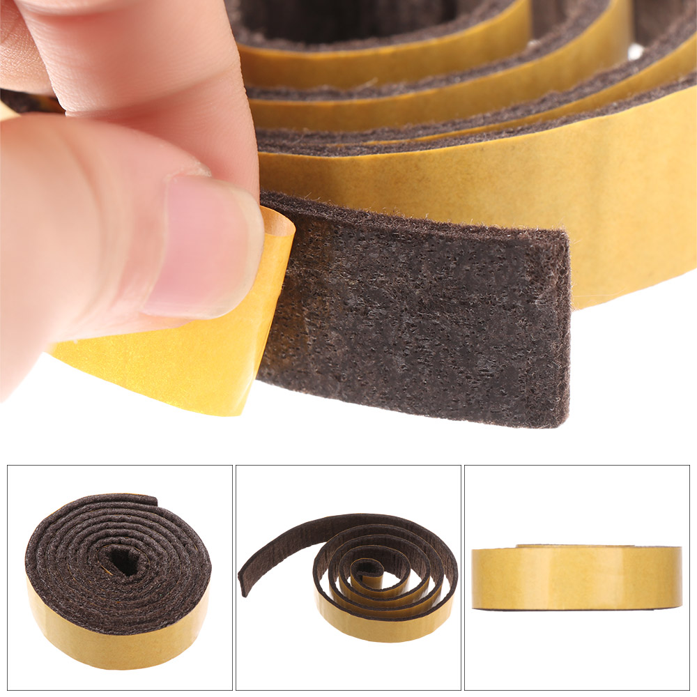 1 Roll Self-Adhesive Felt Furniture Pad Roll for Hard Surfaces Heavy Duty Felt Strip Mute Wear-resisting Protect the floor Pads