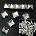 WITUSE Cheap! 100 Pcs/Lot Garment Rivets Rock Punk Silver Spikes Stud Revit Trim DIY Hand Make Clothing Shoes Bag Garment Rivit