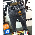 Fashion Boys Jeans for Spring & Fall 2-7Years Children's Denim Trousers Kids black gray Designed Pants free shipping