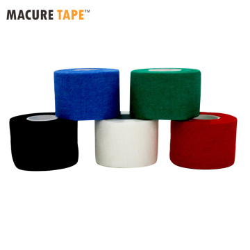 5 rolls /lot 3.8CMX9.1m Gauze golf tape G-tape Ice hockey grip tape Good grip for hockey gloves Prevent sleeping Tapes