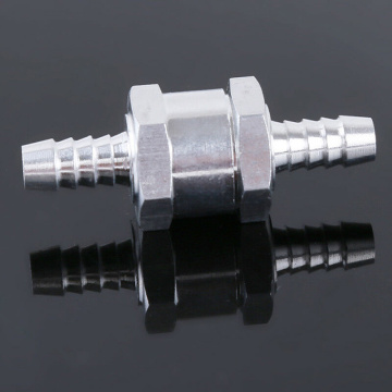 Aluminum Alloy Fuel Non Return Check Valve One Way Petrol Diesel For Car Ship Motorcycle Fuel Systems