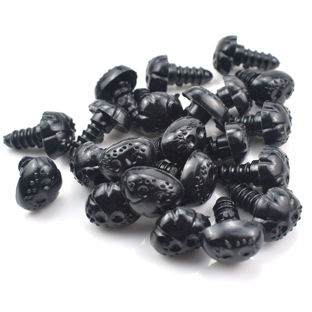 100PCS Dog Animal Plastic Doll Nose with Washers for Diy Crafts Sewing Making Materials Nose Thread End Washer Buckle DIY Toy