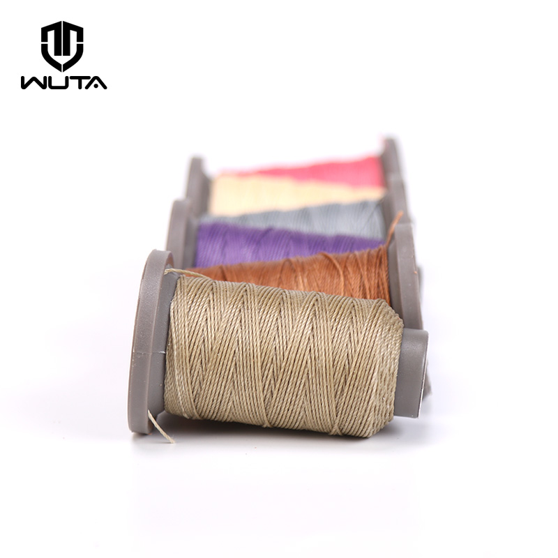 WUTA High Quality Leather Craft Hand Sewing Thread 70meter 0.65mm DIY Leather Polyester Round Waxed Line Leather Work Cord