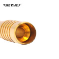 TOPPUFF Metal One Hitter Baseball Bat Shaped Tobacco Smoking Pipe Metal Snuff Sniffer Snorter Pipes Smoking Herb Smoke pipe tool