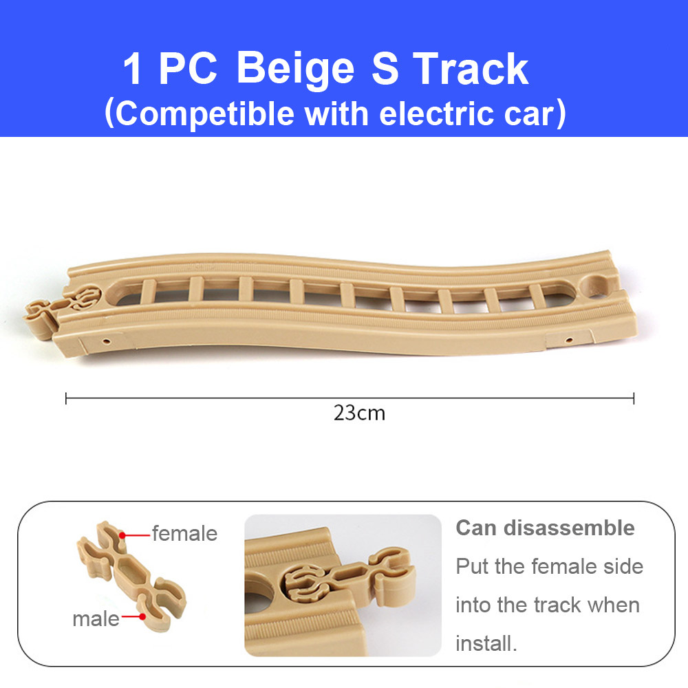 Wooden Track Railway Bridge Parts Wood Train Track Accessories Fit for All Brand Wooden Tracks Toys for Kids Gifts