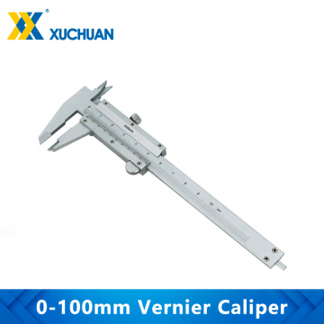Vernier Caliper 0-100mm Metal Calipers Gauge Precision 0.02mm For Measuring Instrument Tools Machinist Vernier Caliper