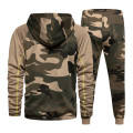 2 Pieces Sets Tracksuit Men Hooded Sweatshirt+pants Pullover Hoodie Sportwear Suit Male Camouflage Joggers Winter Sets Clothes