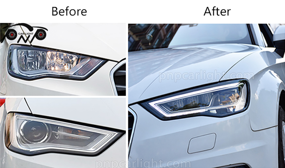 Upgrade LED headlights for Audi A3