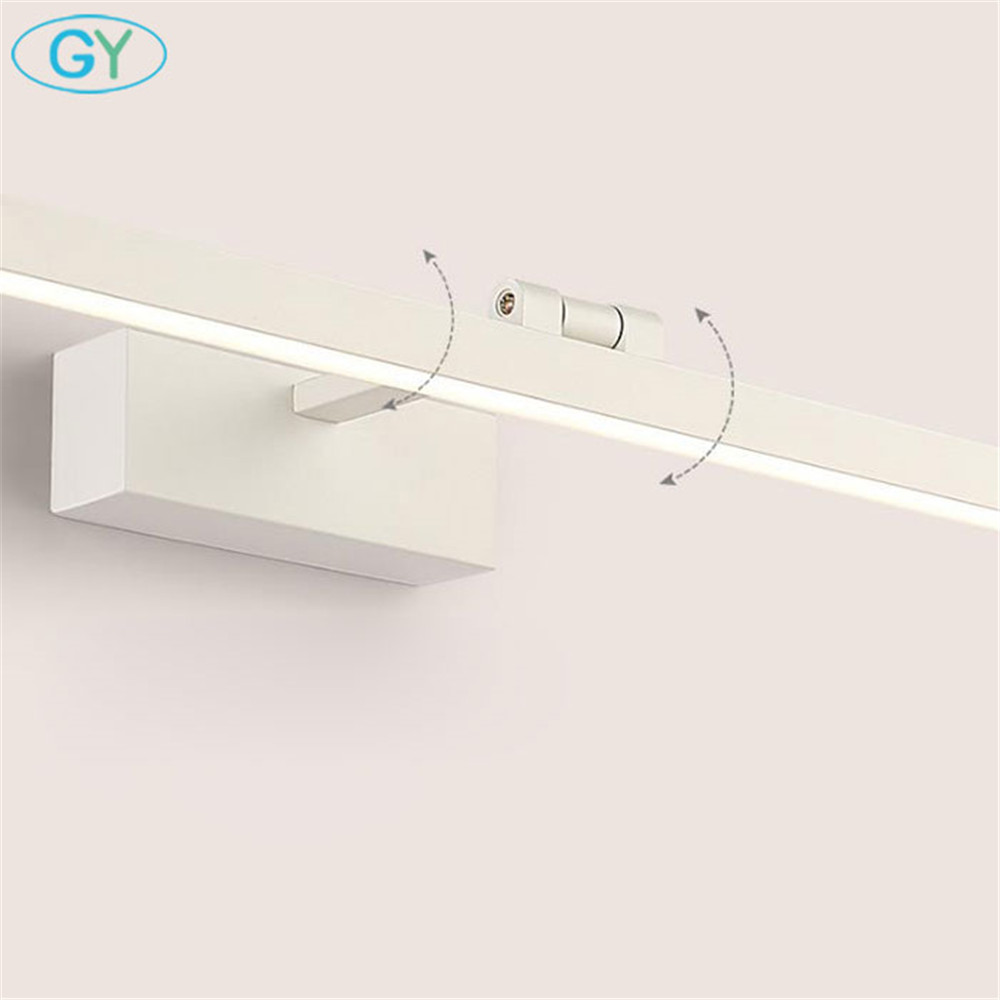 L40cm L60cm L70cm L90cm L110cm LED Wall Lamp Bathroom Mirror Light Waterproof Modern Acrylic Wall Lamp Bathroom Lights AC85-265V