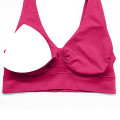 Women Yoga Sports Bras Seamless Fitness Solid Padded Sport Bra Cotton Stretch Workout Vest Gym Running Sport Brassiere Tops#40