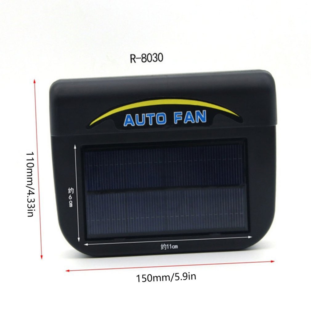 Powered Car Auto Window Air Vent Cooling Fan Ventilation Cooler Radiator Car Accessories Mini Air Conditioner