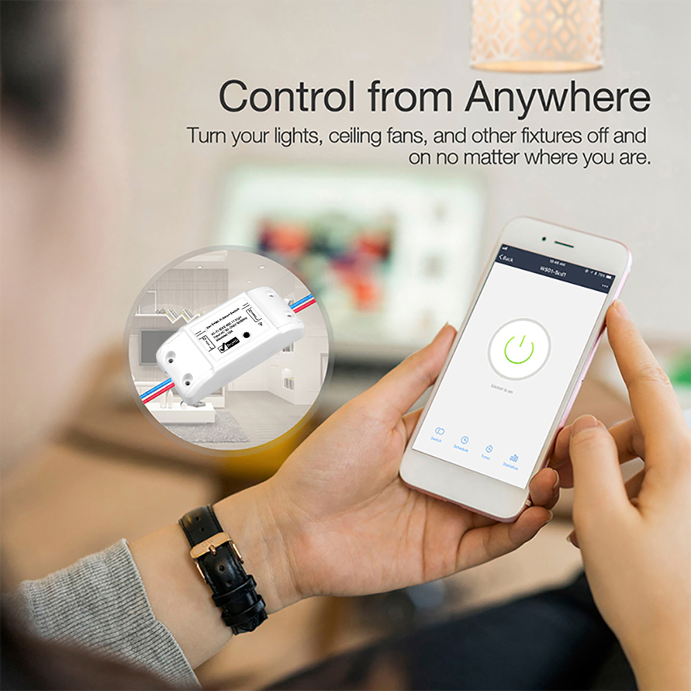 Wireless Smart Wifi Module Switch DIY Wireless Switcher Wifi Timers Light Voice Remote Control Switch Smart Home Controller