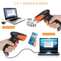 2.4G 1D/2D Barcode Scanner Portable USB Wireless Handheld Laser Light Scanner For Supermarket Store Win XP/7/8/10 laptop PC POS