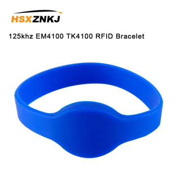 5PCS 125khz EM4100 TK4100 RFID Bracelet ID Card Silicone Band Read Only Access Control Card Wristband