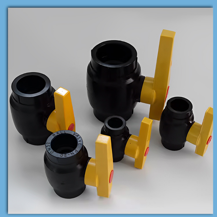Pe Flat Mouth Ball Valve