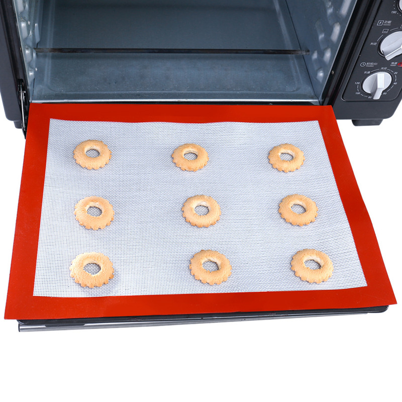 Non-Stick Baking Mat High Temperature Resistant Glass Fiber Rolling Dough Mat Oven Pasta Tool Kitchen Gadgets Utensils