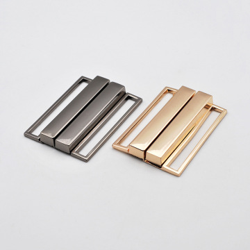 2 Pairs/lot 40/50 MM High Quality Combined Metal Belt Buckle Woman Down Jacket Overcoat Buckle Garment Accessories Supply