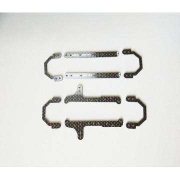 1.5mm Carbon Fiber Plates MS Inner Suspension Chassis Reinforcement Boards for Tamiya Mini 4WD Racing Car Model