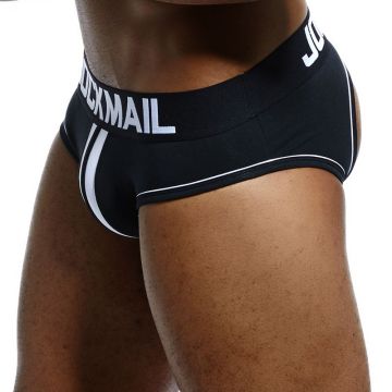 Fashion Brand JOCKMAIL Sexy Open Backless Men Underwear Jock Strap Man Thongs G-Strings Gay Men Underwear Briefs Men Jockstraps