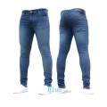 Mens Skinny Jeans Super Skinny Jeans Men Non Ripped Stretch Denim Pants Elastic Waist Big Size European Retro Style Long Trouser