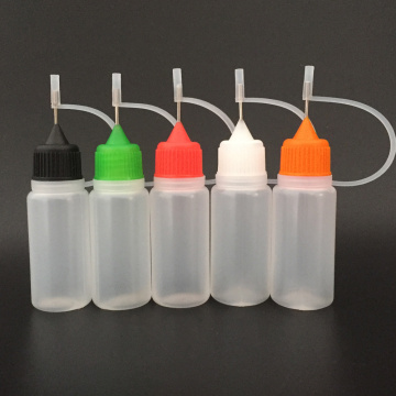 200pcs 10ml Needle Bottles 10ml LDPE E Juice Eye Liquid Container Solvent Light Oils Eye Saline Refillable Bottles