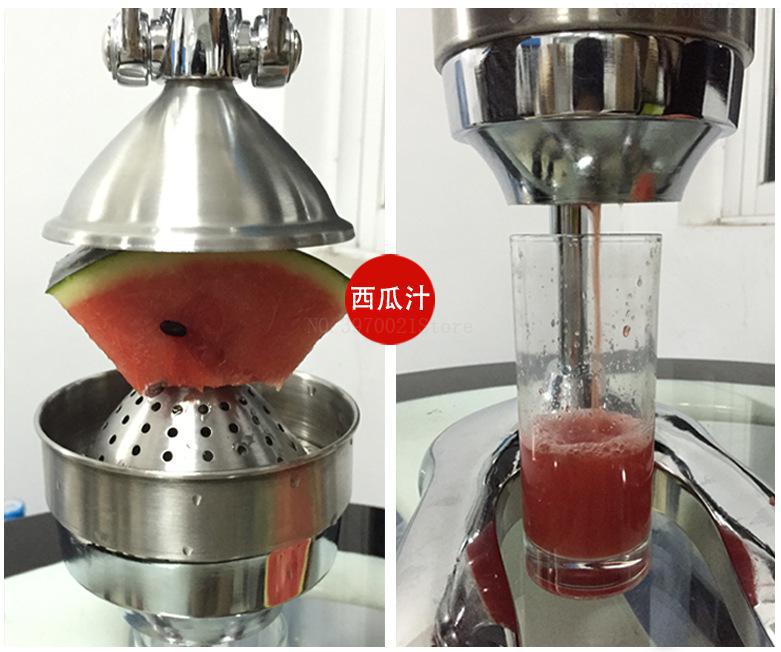 Stainless Steel Juicing Machine Orange Lemon Squeezer Portable Manual Juicer for Home Commercial Fruit Juicer Extrator