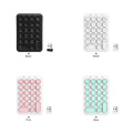 B.O.W Portable Slim Mini Number Pad,22 Keys 2.4Ghz Wireless USB Numeric Keypad Keyboard for Laptop Desktop PC Notebook