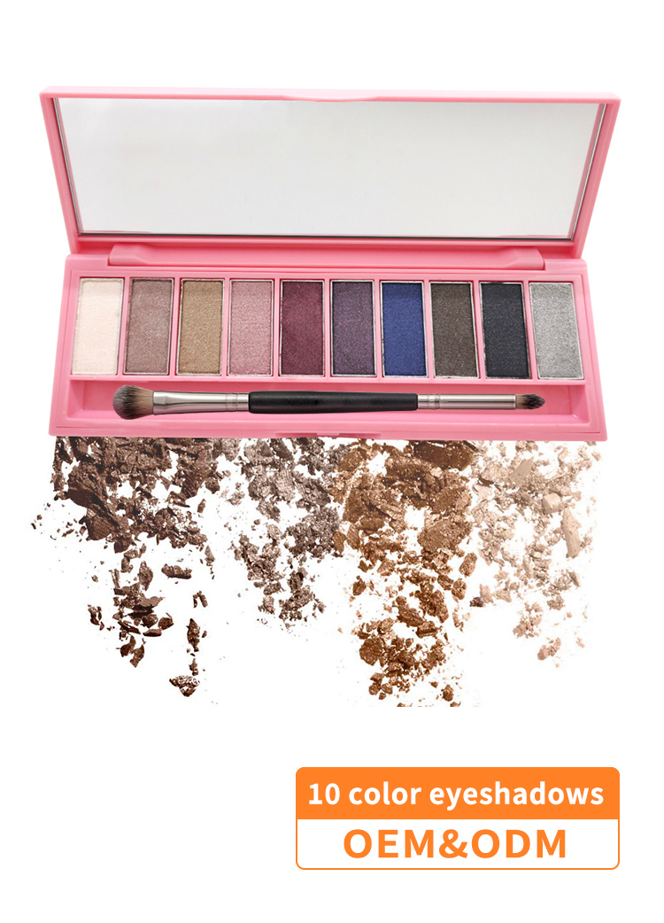 10 Color Eye Shadows Details