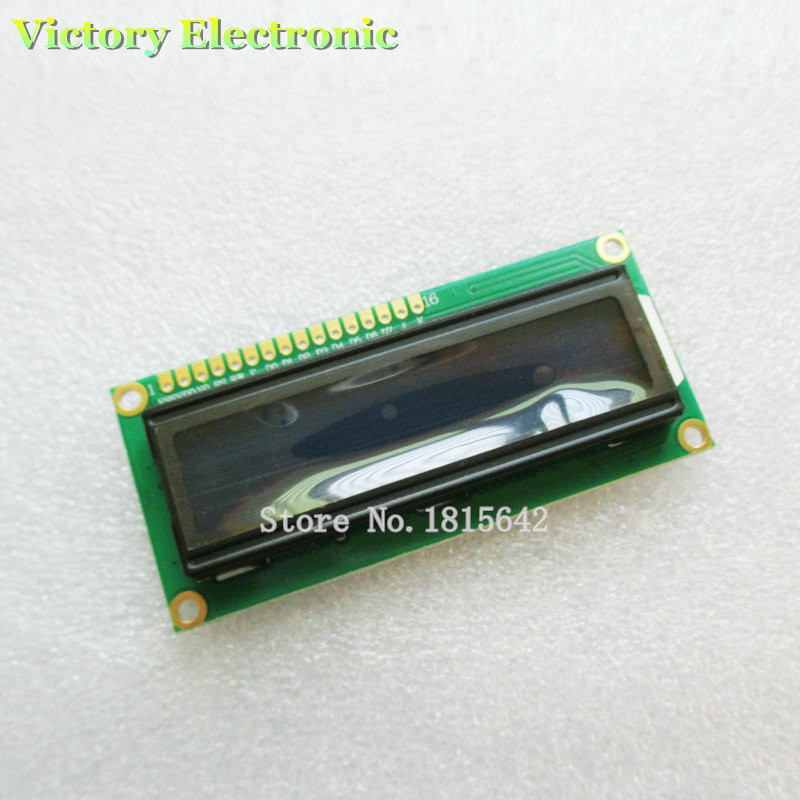 LCD1602 LCD monitor 1602 5V Blue Screen White Code Blacklight 16x2 Character LCD Display Module HD44780 1602A Wholesale