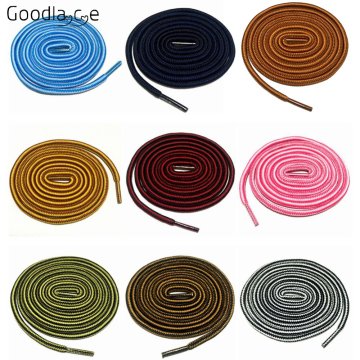 Round Shoelaces Stripped Shoe Laces Martin Boots Shoestrings Ropes 63