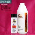 PURC 5% Formalin Keratin and Keratin Purifying Shampoo Hair Care Set Cheeper Price Repair Damaged Hair Wholesale and OEM 11.11