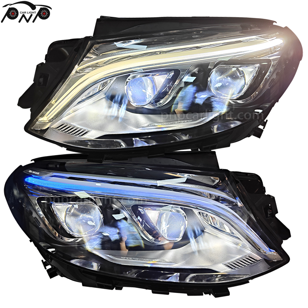 LED headlights for GLE W166 250d 550 63AMG