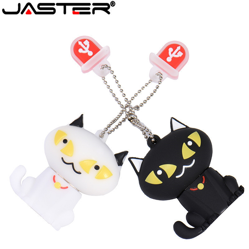 JASTER USB flash drive cat model pen drive lovely cat flash card 4gb 8gb 16gb 32gb 64GB Pendrive USB stick full capacity