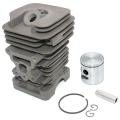 Cylinder Piston Kit 41mm For McCulloch Chainsaw CS42S CS330 CS360 CS360T CS370 CS400 CS400T CS420T Mac 7-38 Mac 7-40 Mac 7-42