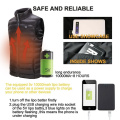 Smart Fever Heated Warm Down Jacket Washable USB Charging Heated Clothing Graphene Heating Coat Jacket