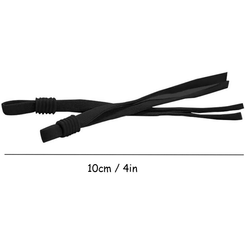 100 Pcs Sewing Elastic Band Cord with Adjustable Buckle Stretchy Mask Earloop Lanyard Earmuff Rope DIY Making Supplies