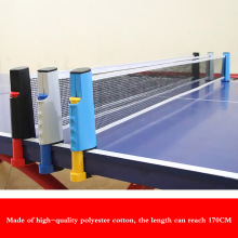 Portable Ping Pong Net Rack Retractable Table Tennis Net Rack Spring clip design is easy to disassemble Send a table tennis