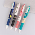 2pcs Cute Cartoon Cat 4 Colors Ballpoint Pen Colorful Ball Pen Kawaii Stationery Kids Writing School Supplies Office Accessories