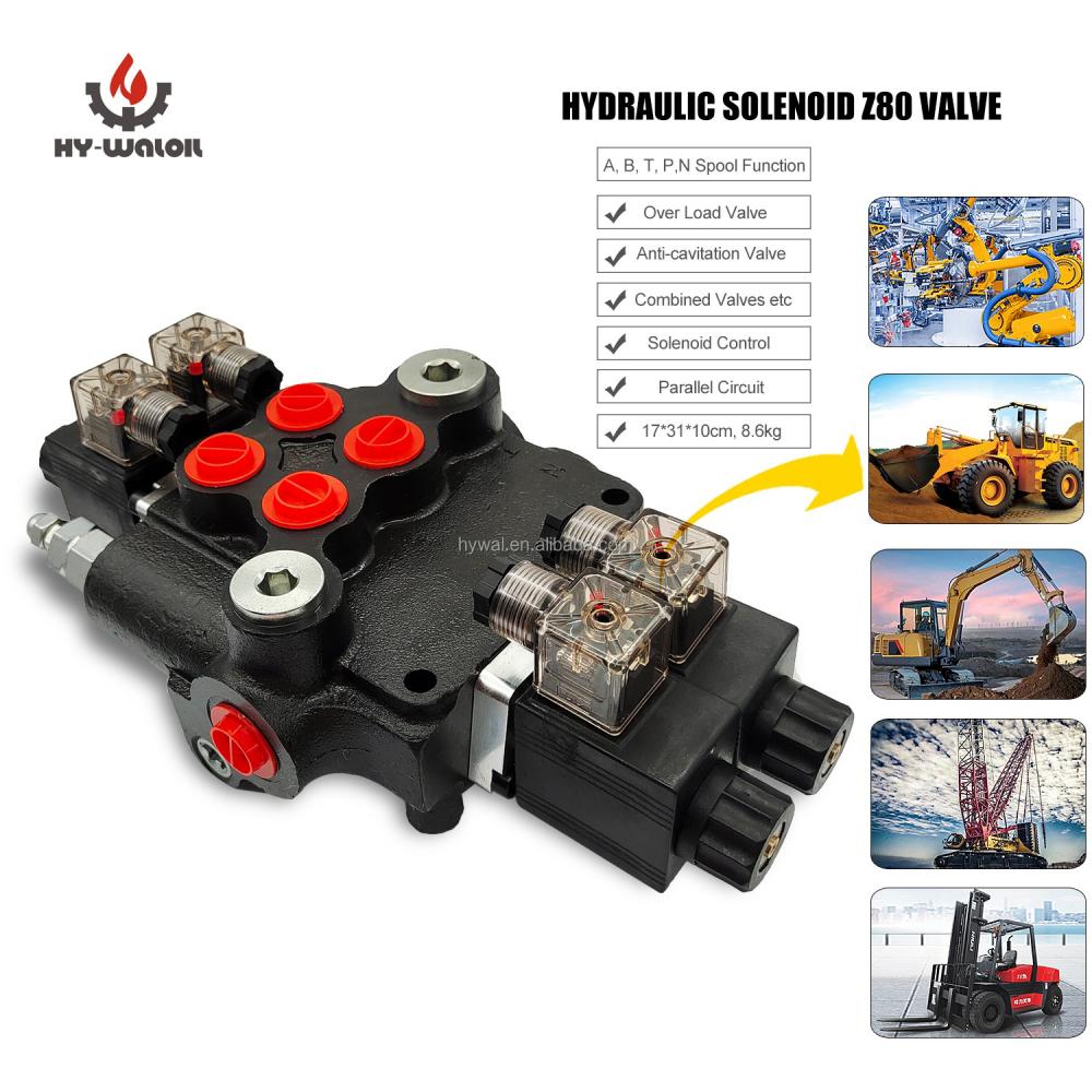 2 Spool 80lpm Solenoid Valve