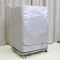 Silver Washing Machine Cover Waterproof Washer Cover For Front Load Washer/Dryer Oxford Cloth Dust-proof