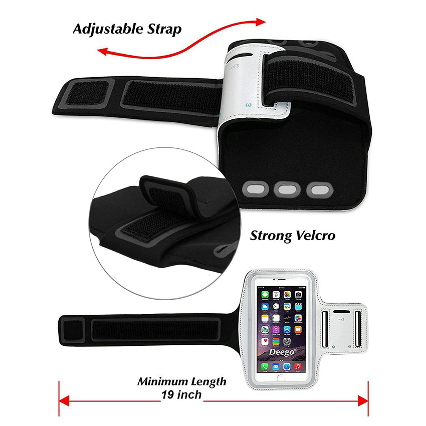 Sport Armband Hand Bag Case For iPhone 7 6 Cloth Gym Running Pouch Arm Band For iPhone 7 7s Plus Tiske Mobile Phone Holder Bag