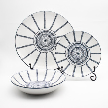 Pad printing ceramic tableware porcelain dinnerware set