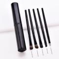 6pcs Eye Makeup Brushes Eyeshadow Eyeliner Highlight Shadow Blooming Brush Powder Foundation Eyebrow Lip Cosmetics Tools