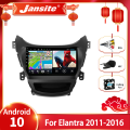 Jansite Car Radio Android 10 For Hyundai Elantra Avante I35 2011-2016 Multimedia Player 2 din GPS Navigaion dvd Stereo Head unit