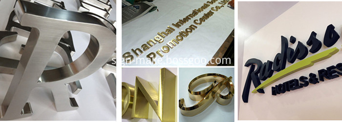 fabricated metal letters